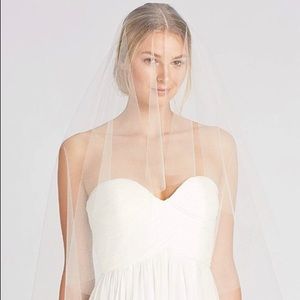 Twigs & Honey Chapel Length with 26” Blusher Veil